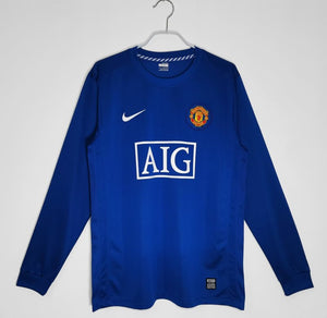 Long Sleeve: Manchester United 2 Away 3B 2008/09 #10