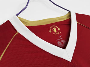Long Sleeve: Manchester United Home 3B 2006/07 #8