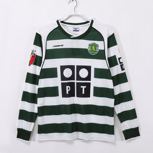 Long sleeves: Lisbon home vintage 3B for the 2001/03 season #8