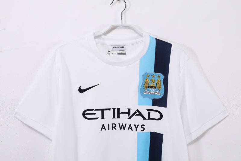2013/14 Manchester City 2 Away White 5A #10