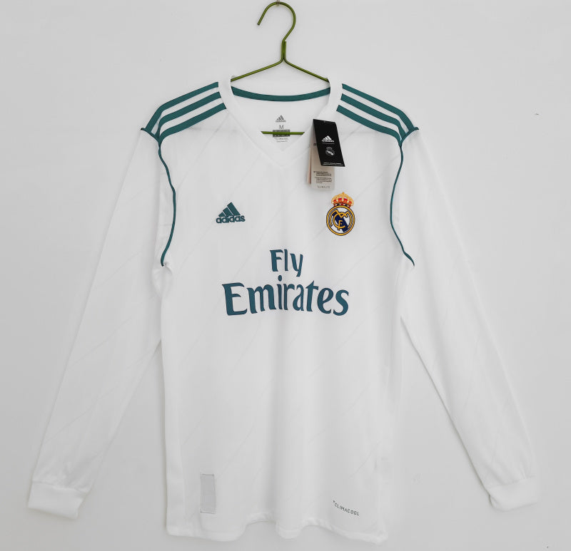Long Sleeve: 2017/18 Real Madrid Home Top 3B #10