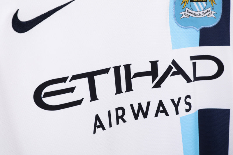 2013/14 Manchester City 2 Away White 5A #8