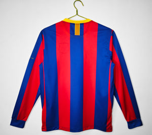 Long Sleeve: Barcelona Home 3B 2010/11 #11