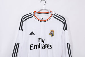 Long sleeves: Real Madrid home vintage 3B for the 2013/14 season #7