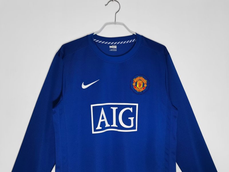 Long Sleeve: Manchester United 2 Away 3B 2008/09 #8