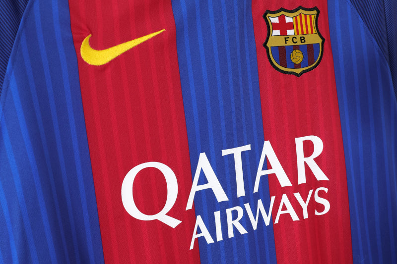 Barcelona Home Vintage 5A 2016/17 Season #7