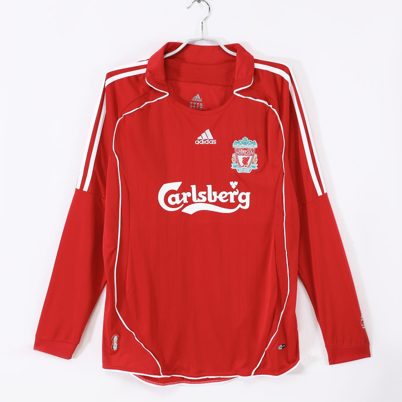 Long sleeves: Liverpool home vintage top 3B for 2006/07 #10