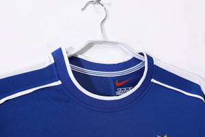 Long Sleeves: 1998 Brazil Away Retro 0B #7