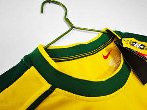 Long Sleeve: Brazil Home 0B 1998 Season #6