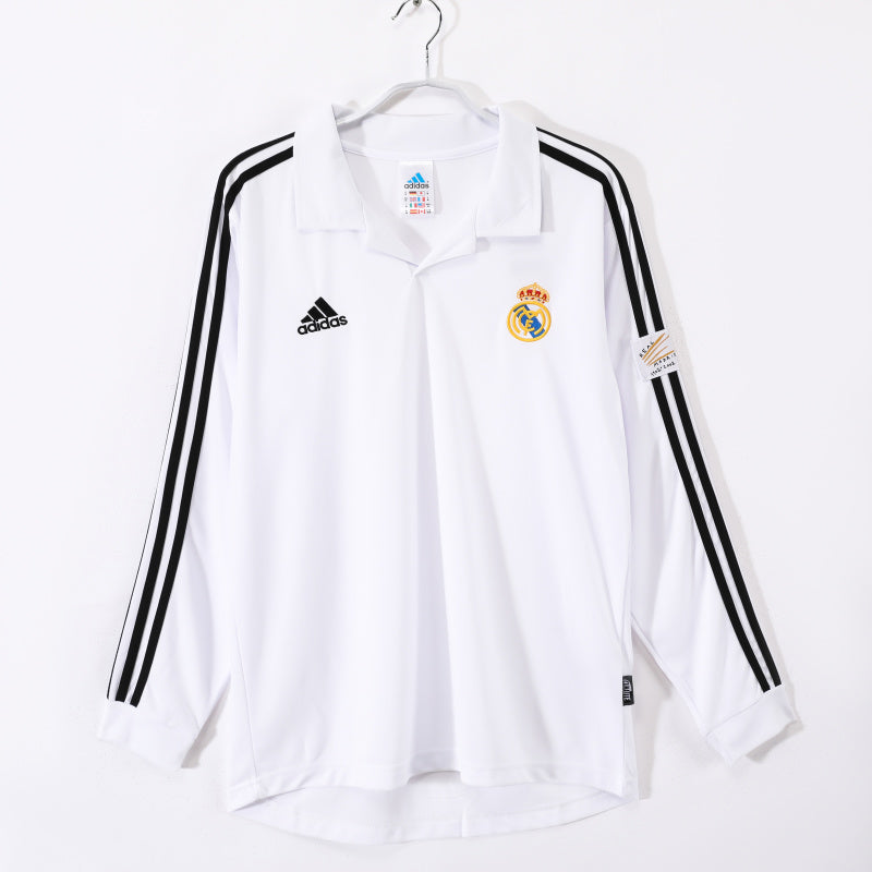 Long sleeves: Real Madrid home vintage 3B 2002/03 #9