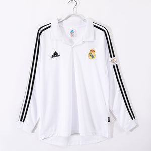 Long sleeves: Real Madrid home vintage 3B 2002/03 #9