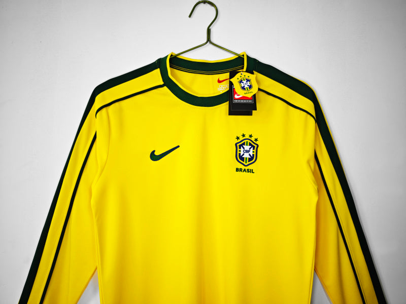 Long Sleeve: Brazil Home 0B 1998 Season #7