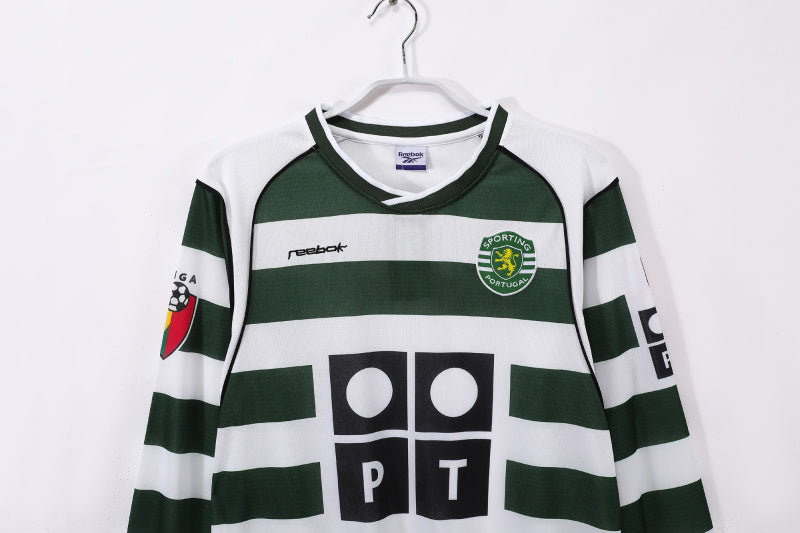 Long sleeves: Lisbon home vintage 3B for the 2001/03 season #7