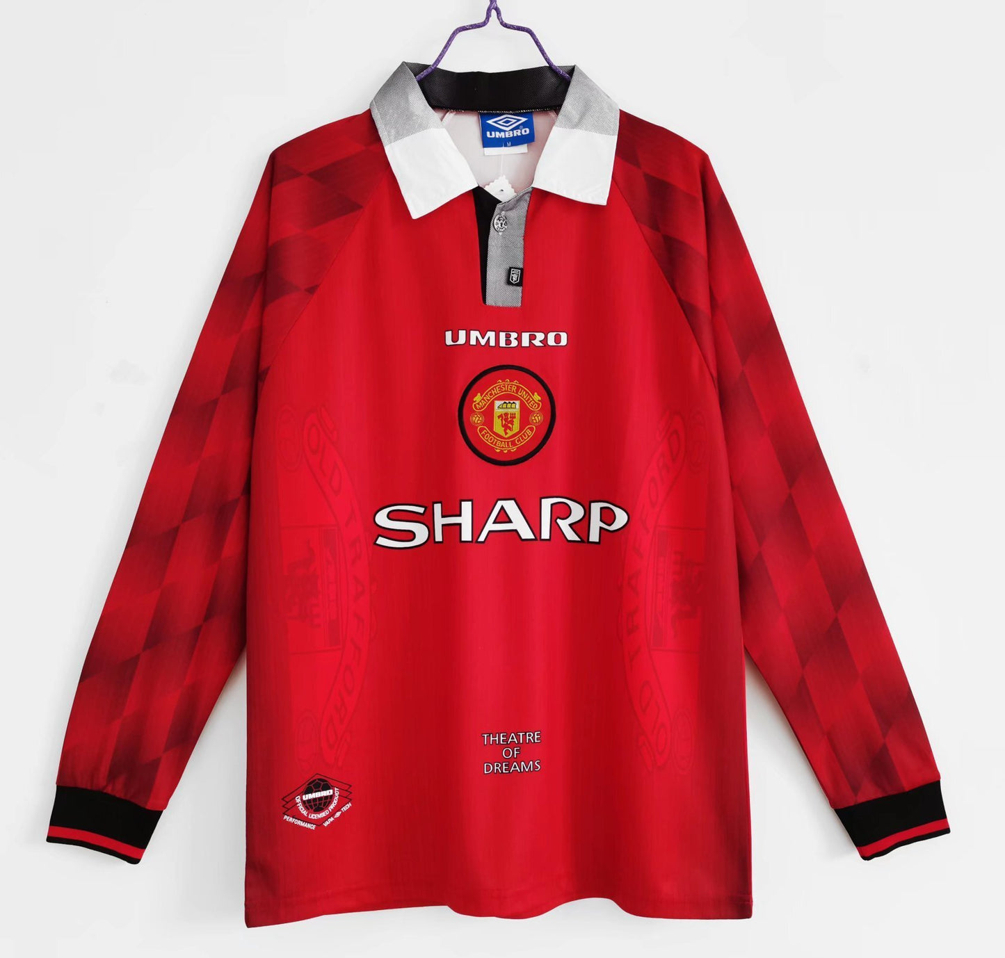 Manchester United - 1996/1997 Home -  Long Sleeve