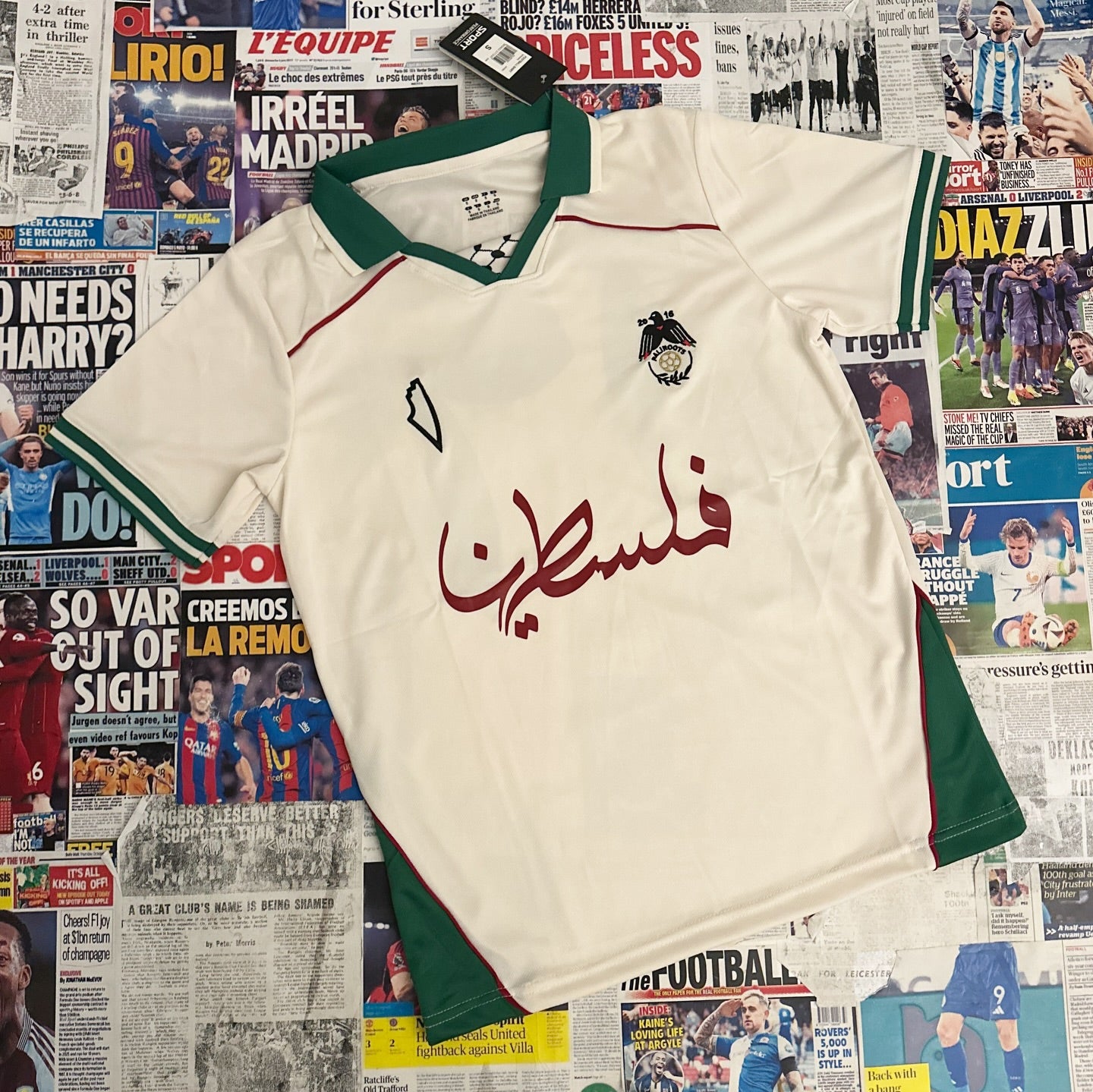 Palestine x Paliroots - 25/26 White Edition