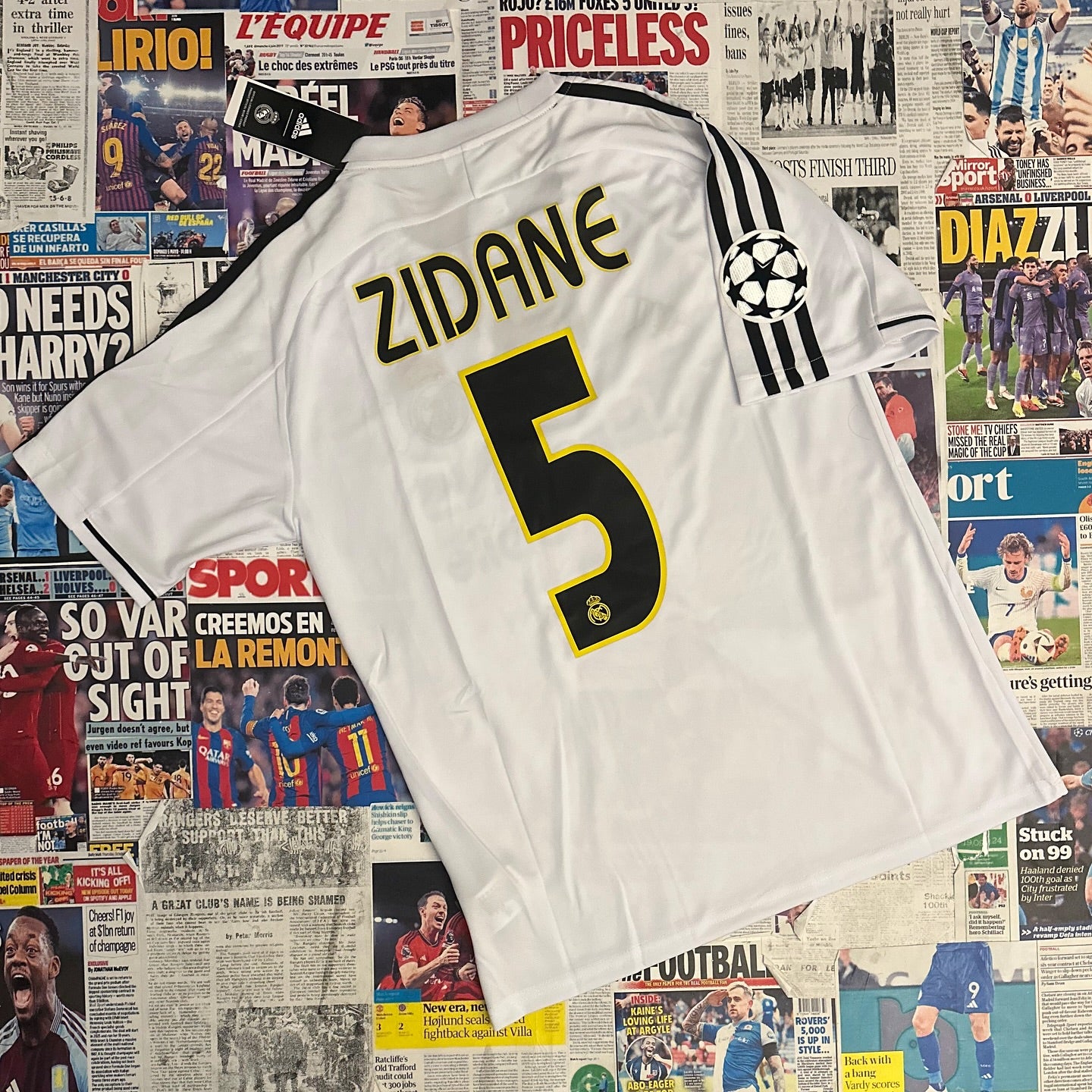 Real Madrid - 03/04 Home UCL Version - Zidane