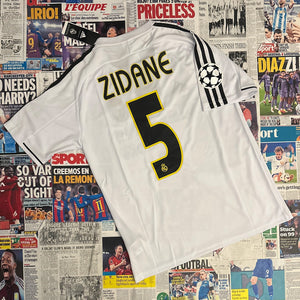 Real Madrid - 03/04 Home UCL Version - Zidane